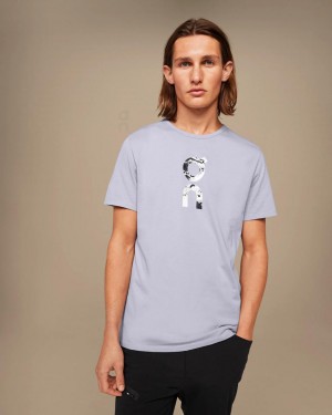 Camiseta On Cloud Estampados-T Hombre Grises | MX 3708VD