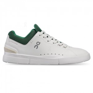 Tenis On Cloud THE ROGER Advantage Mujer Blancos Verdes | MX 2908GL