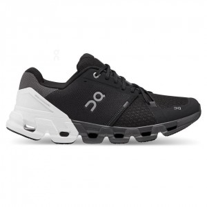Tenis Para Correr En Carretera On Cloud Cloudflyer 4 Anchos Hombre Negros Blancos | MX 3424FM