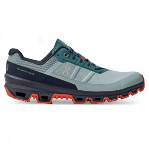 Tenis Trail Running On Cloud Cloudventure Hombre Turquesa | MX 3601MA