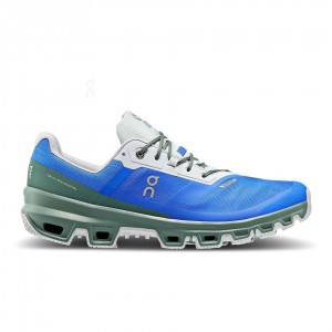 Tenis Trail Running On Cloud Cloudventure Impermeables Hombre Azules | MX 3605CE