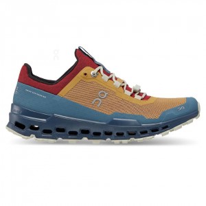Tenis de Senderismo On Cloud Cloudultra Mujer Amarillos Azules | MX 3127OR