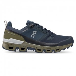 Tenis de Senderismo On Cloud Cloudwander Impermeables Hombre Azul Marino | MX 3554XF