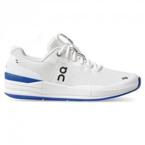 Zapatos Tenis On Cloud THE ROGER Pro Hombre Blancos Azules | MX 3621UT