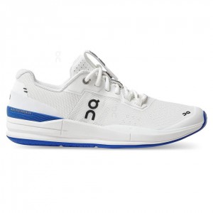 Zapatos Tenis On Cloud THE ROGER Pro Mujer Blancos Azules | MX 3136MA